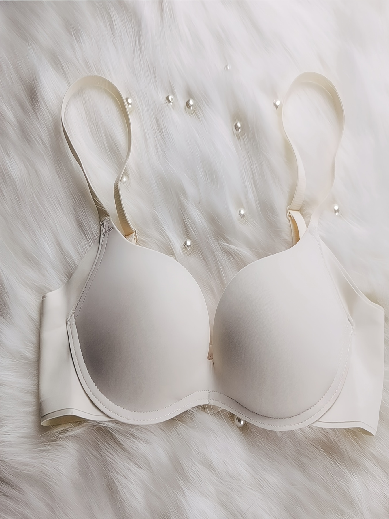  Women Push up Bra Cup Size of Underwear Gathered Lady Bra Thin  Women Breast Pair Plus Medium Bra (Hot Pink, 48) : Clothing, Shoes & Jewelry