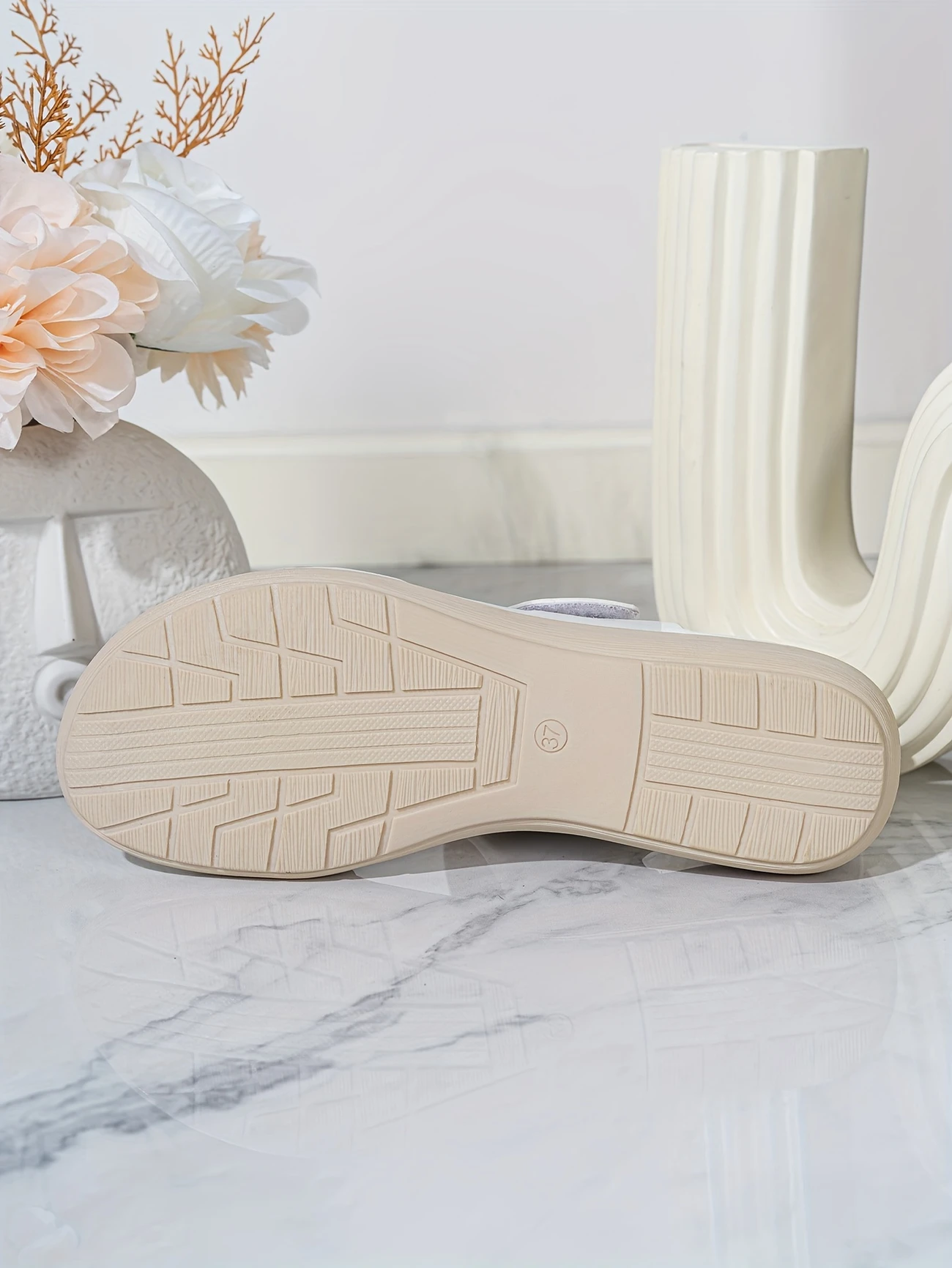womens wedge solid color sandals ankle strap soft sole platform shoes non slip summer details 5
