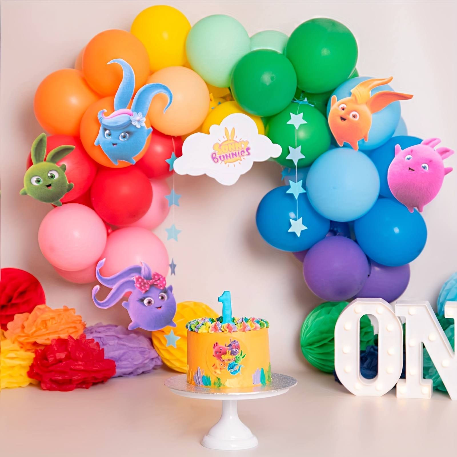 Globos de fiesta pastel de 12 pulgadas, 100 globos de cumpleaños de colores  surtidos para niños, globos de baby shower