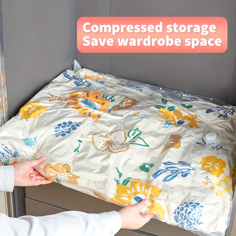 Vacuum Storage Bags, Space Saver Closet Organizers, Free Up 80% Space,,  Extra Large Vacuum Sealer Bags For Comforters Blankets Clothes Quilts Duvets,  Space Saver Vacuum Storage Bags - Temu