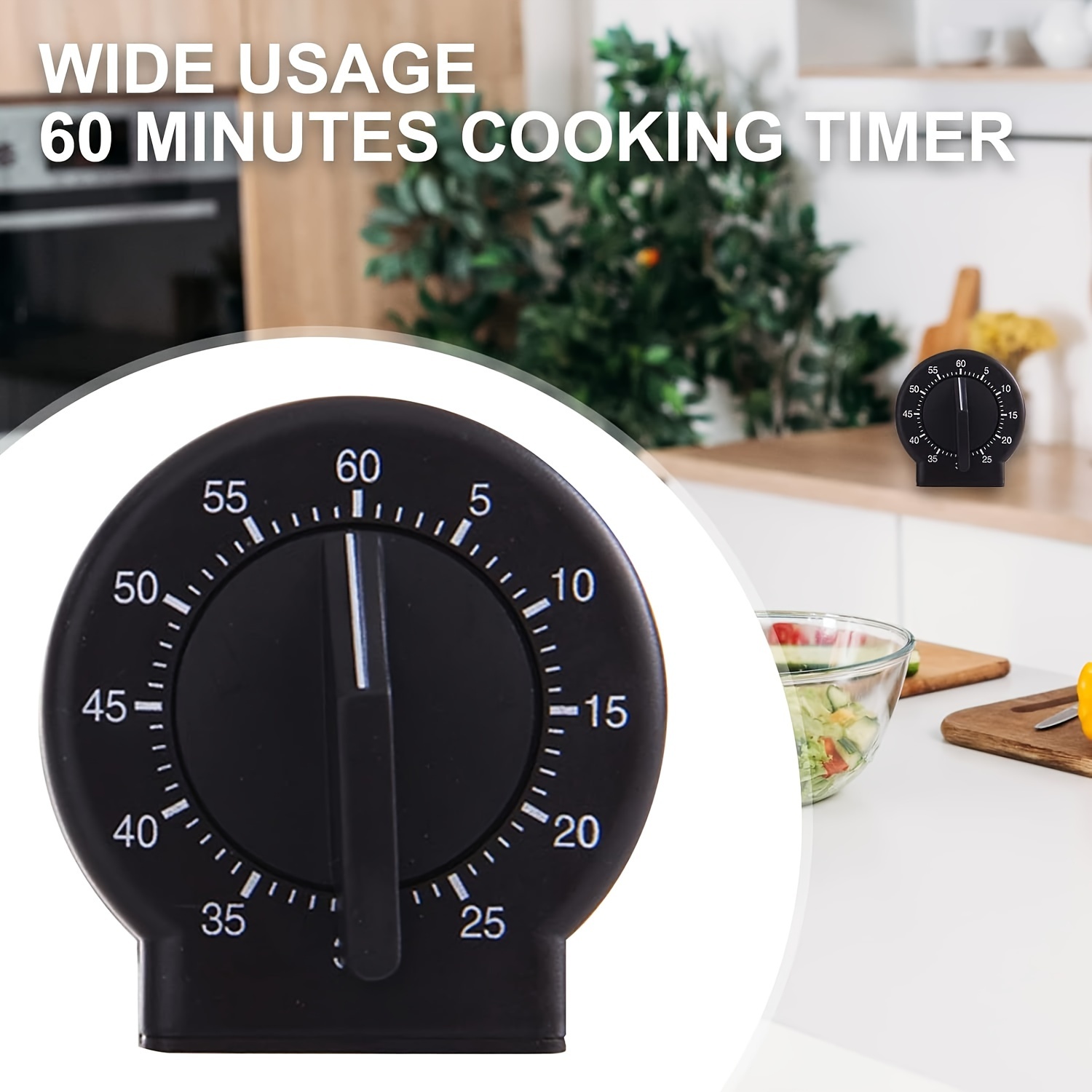 Kitchen Timer 60 Minutes Mechanical Timer Clock Kitchen - Temu