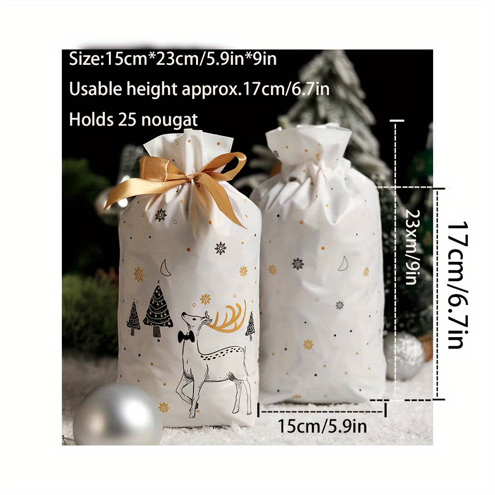 Christmas Decoration Packaging Bag Candy Ziplock Bag - Temu