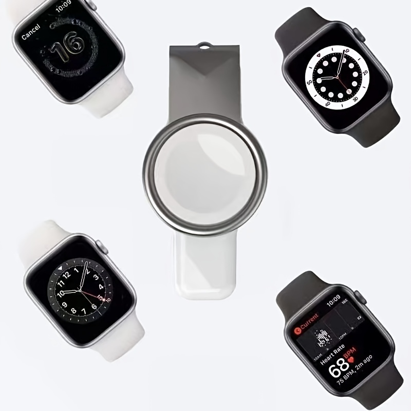 Cargador Inalámbrico Iwatch Series 9 8 7 6 5 4 3 2 1 Banco - Temu