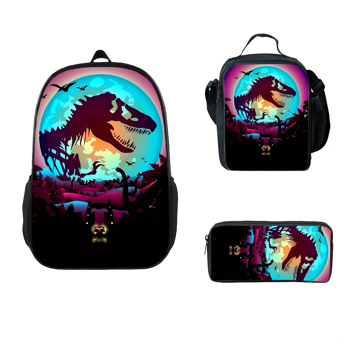 3 Unids/set Mochila Transparente Dinosaurio Niños Niñas - Temu Chile