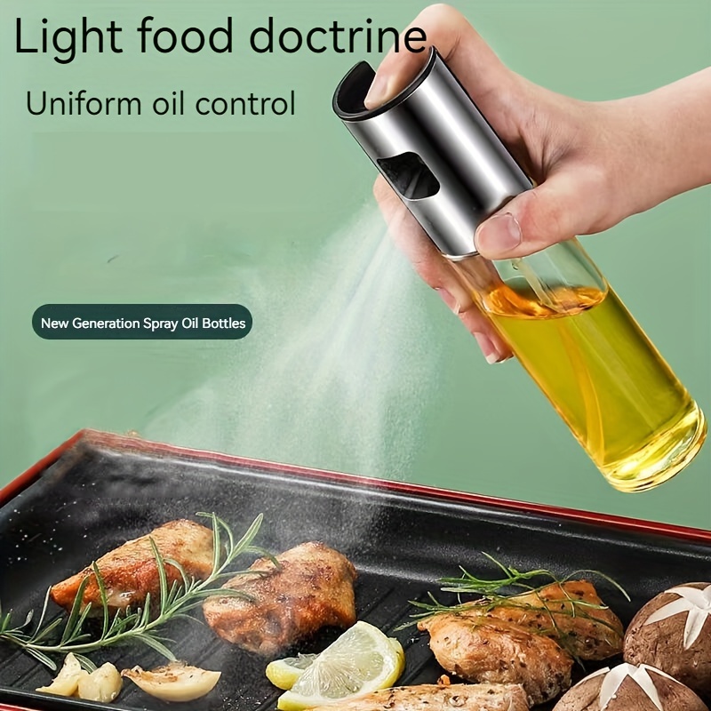Comprar Botella pulverizadora de aceite para cocina, barbacoa doméstica,  aceite de oliva, bote pulverizador de aceite comestible, artefacto  pulverizador de aceite