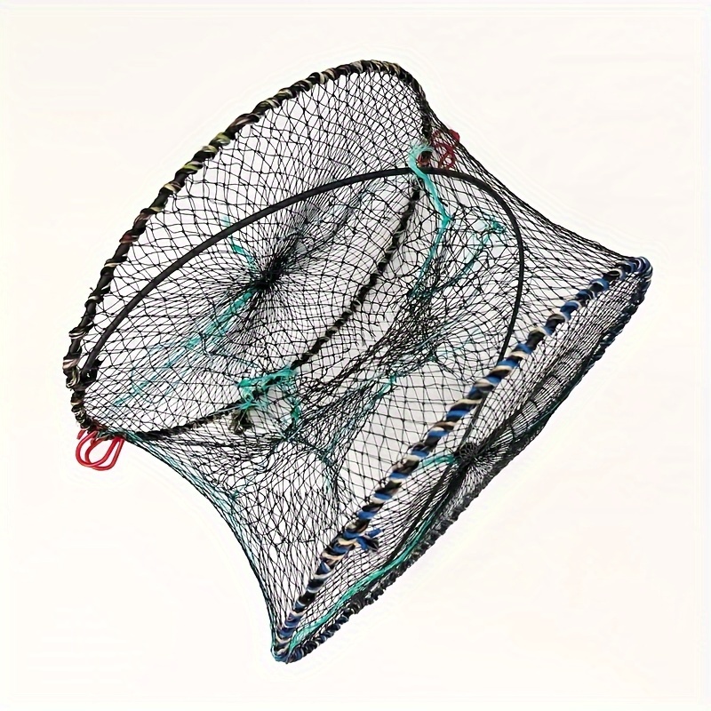 Portable Aluminum Alloy Fishing Net, Triangular Landing Net, Foldable Bait  Trap For Bass Trout Crawfish Crab Shrimp, Suitable For Freshwater Seawater  - Temu United Kingdom