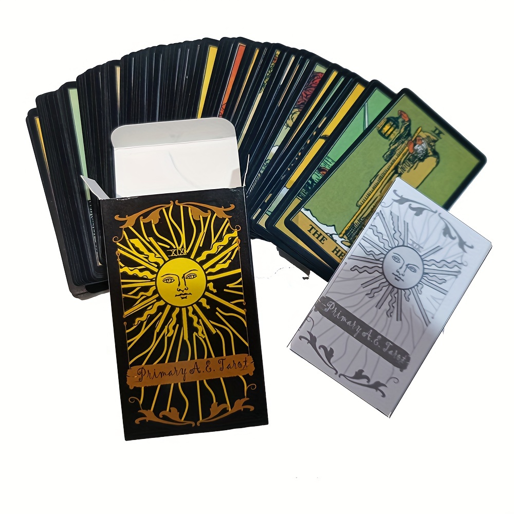 78 Cartas Tarot Primario Para Principiantes Con Guía Tamaño - Temu Mexico