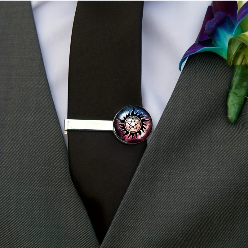 Men's Business Tie Clip Tie Bar For Regular Ties Necktie Suitable For  Wedding Business, Tie Pin Clips - Temu