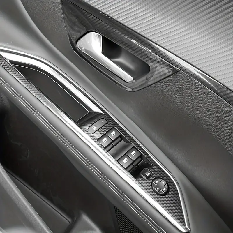 Peugeot 5008 2019-2023 Innen Zentrale Steuerung Panel Türgriff Carbon Faser  Aufkleber Aufkleber Auto Styling Zubehör - Auto - Temu Austria