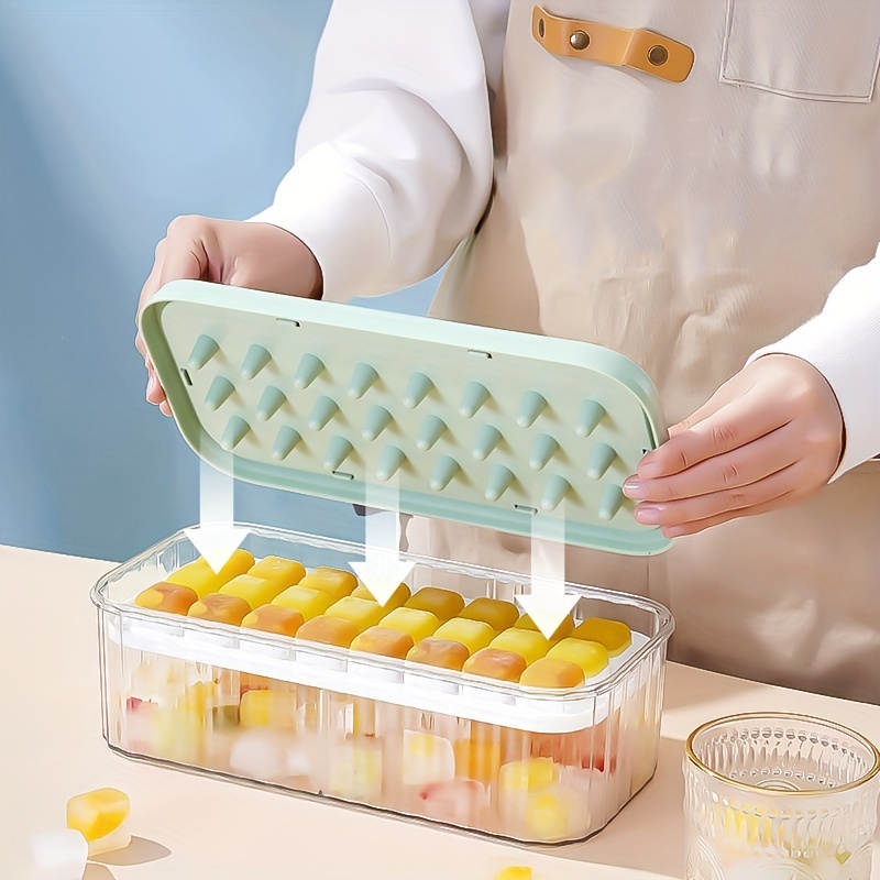 Industrial ice cube tray with lid