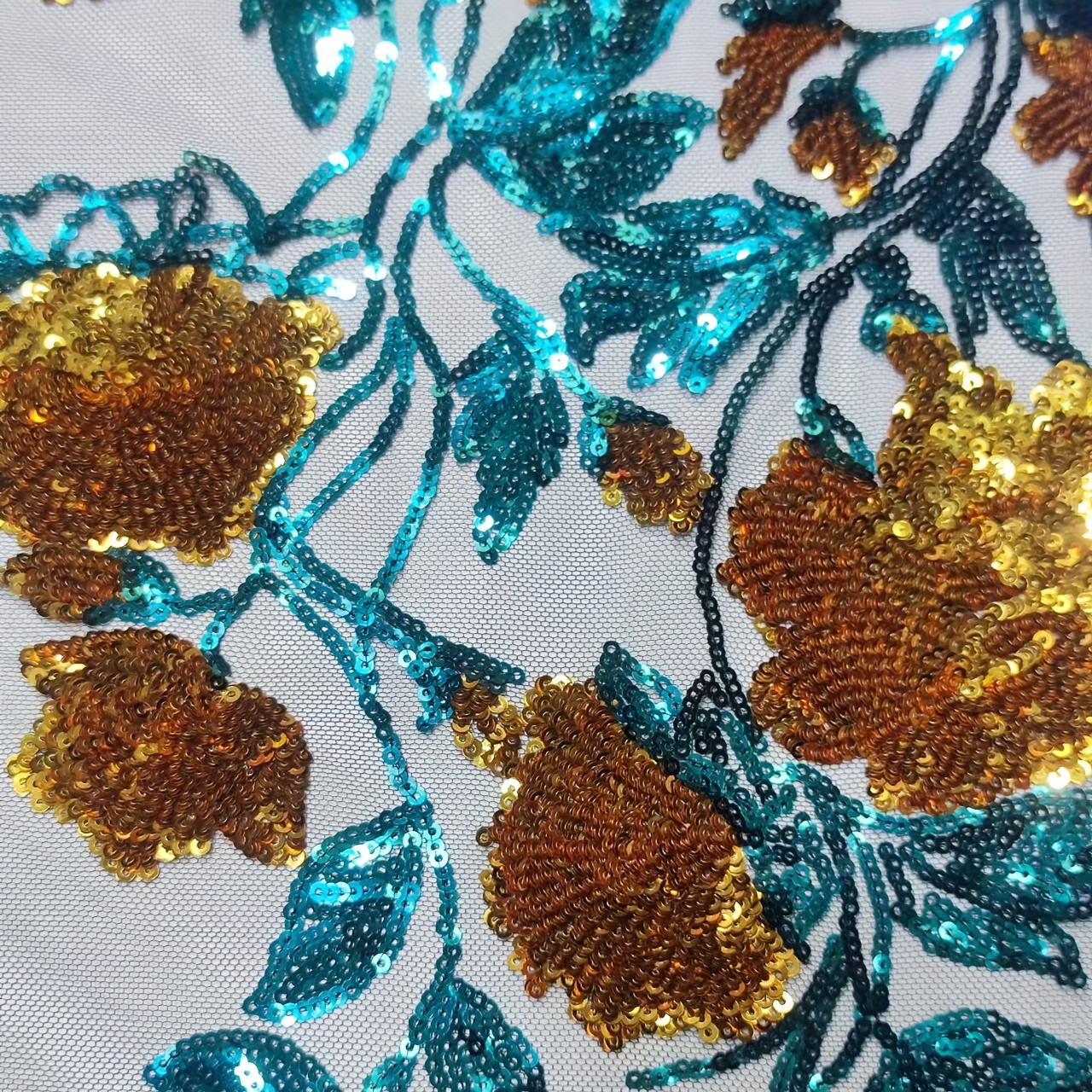 5yards Soft Velvet Embroidery Special Non tumbling Sequin - Temu