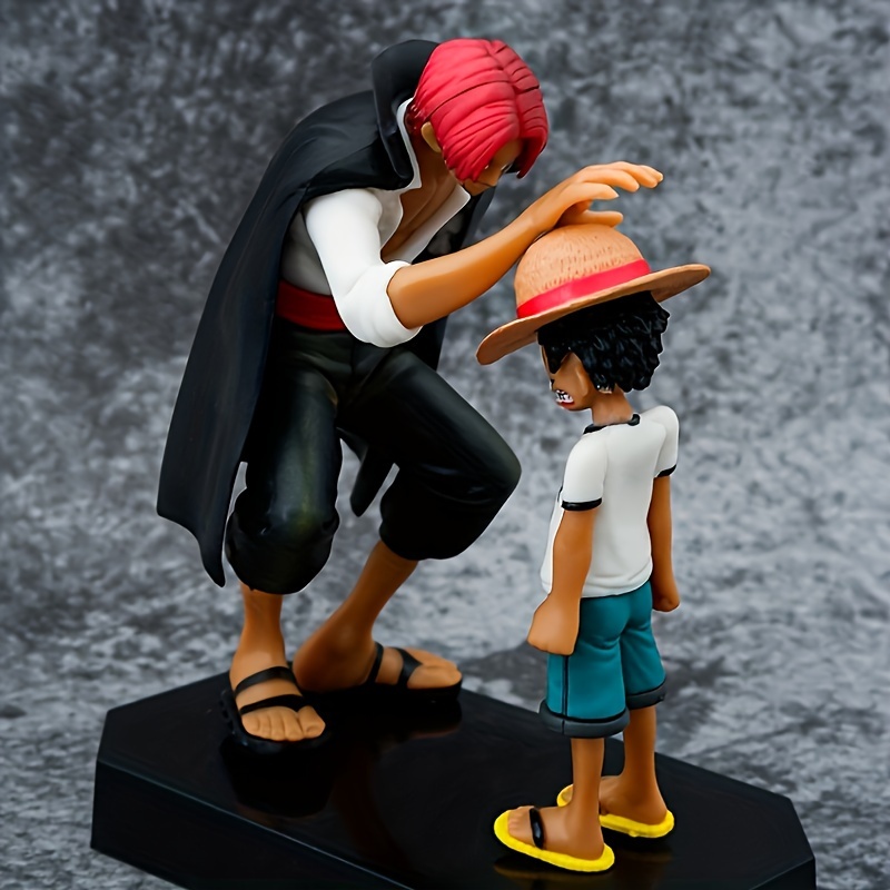Anime One Piece Luffy's action Figure Toy Straw Hat Flag Pirate Toys Gift