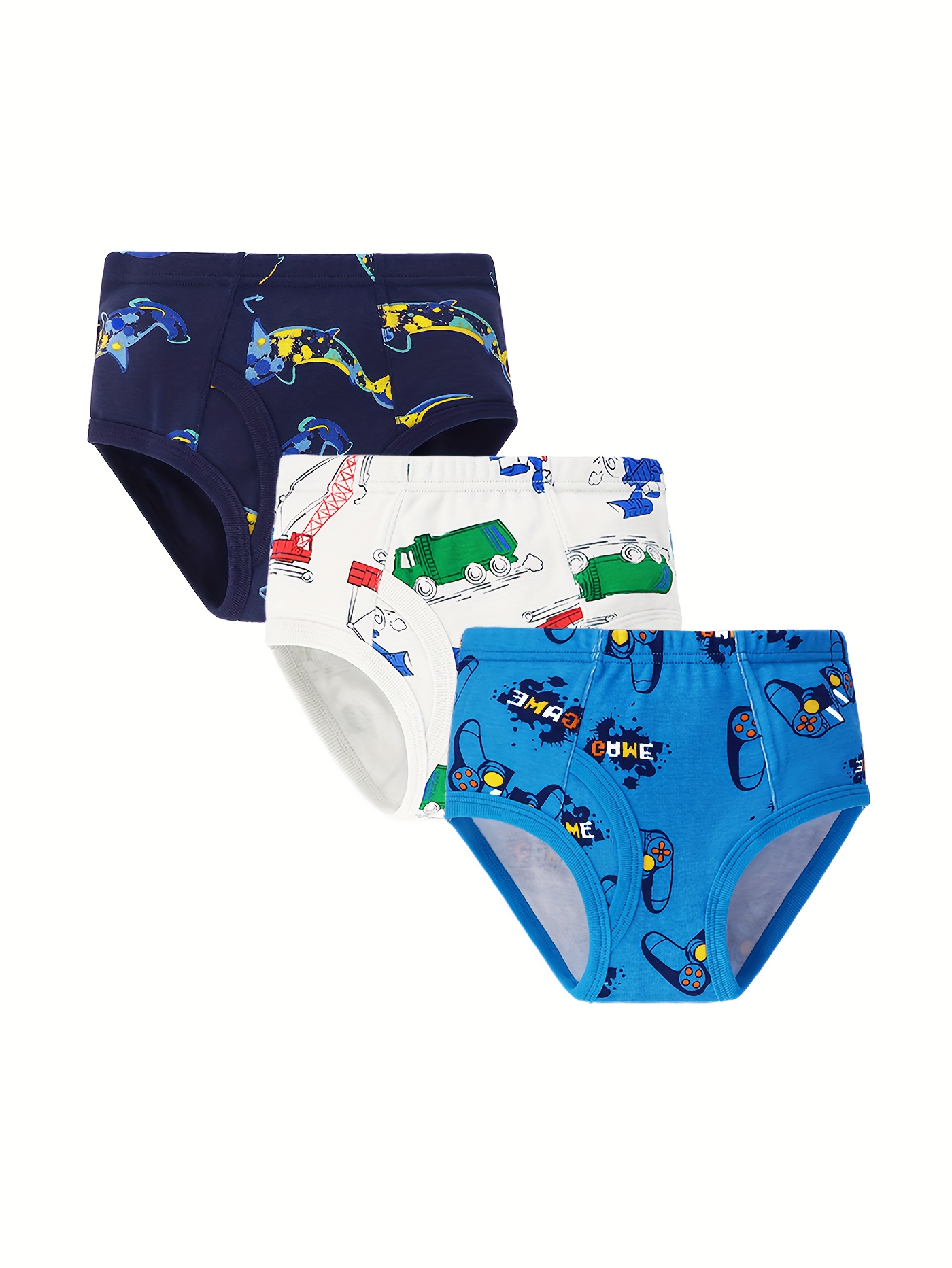  Boboking Little Boys Briefs Dinosaur Truck Toddler Kids  Underwear