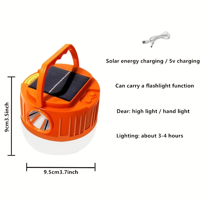 Naturehike USB Rechargeable Outdoor Camping Lantern Hand LED Light Tent  Hanging Lamp Portable Ambient Lamp Atmosphere Light