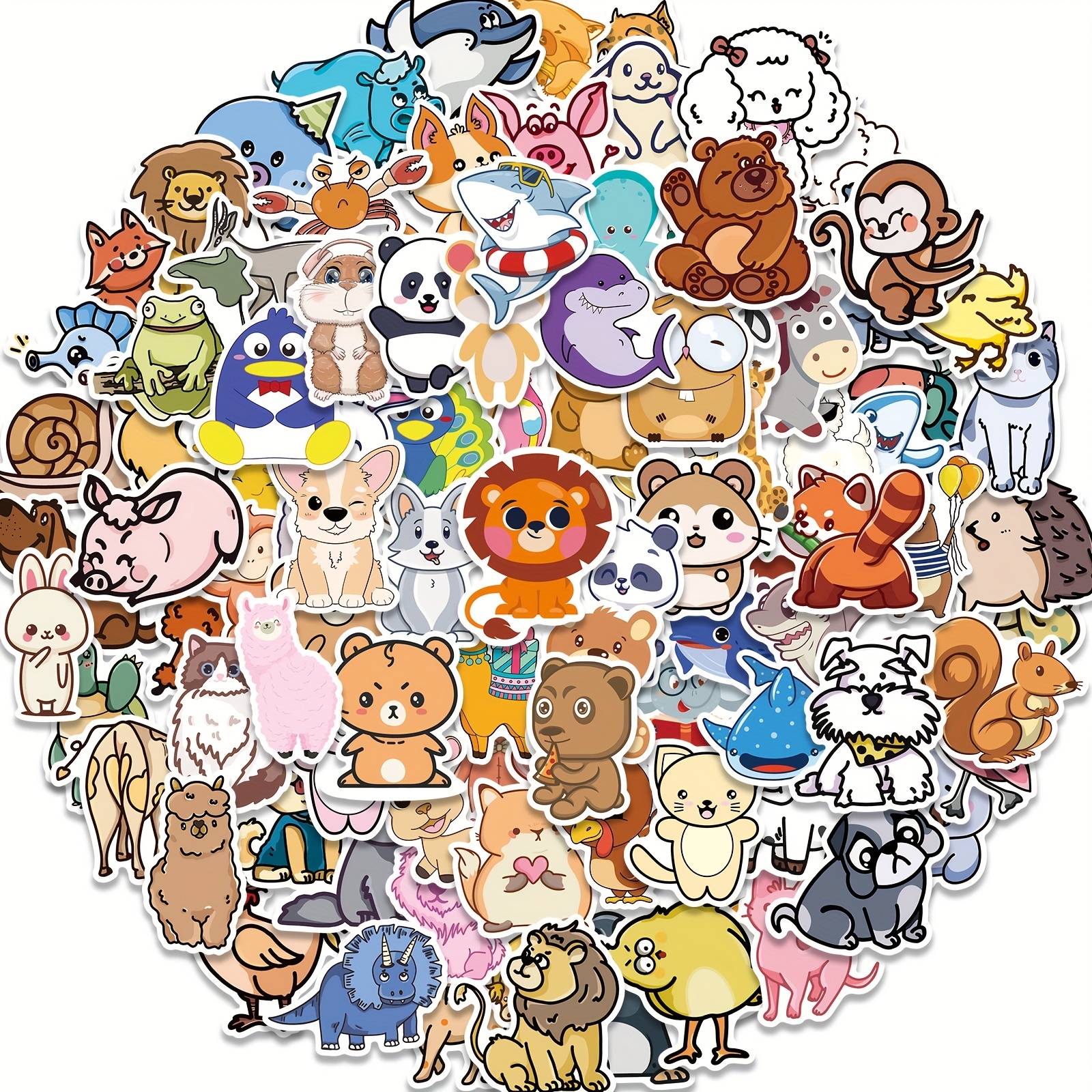 Cartoon Stickers Shiny Stickers Cute Stickers Children's - Temu
