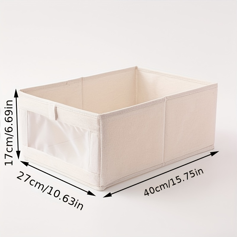 Cloth Sorting Storage Box Cloth Art Cotton Linen Storage Box - Temu Canada