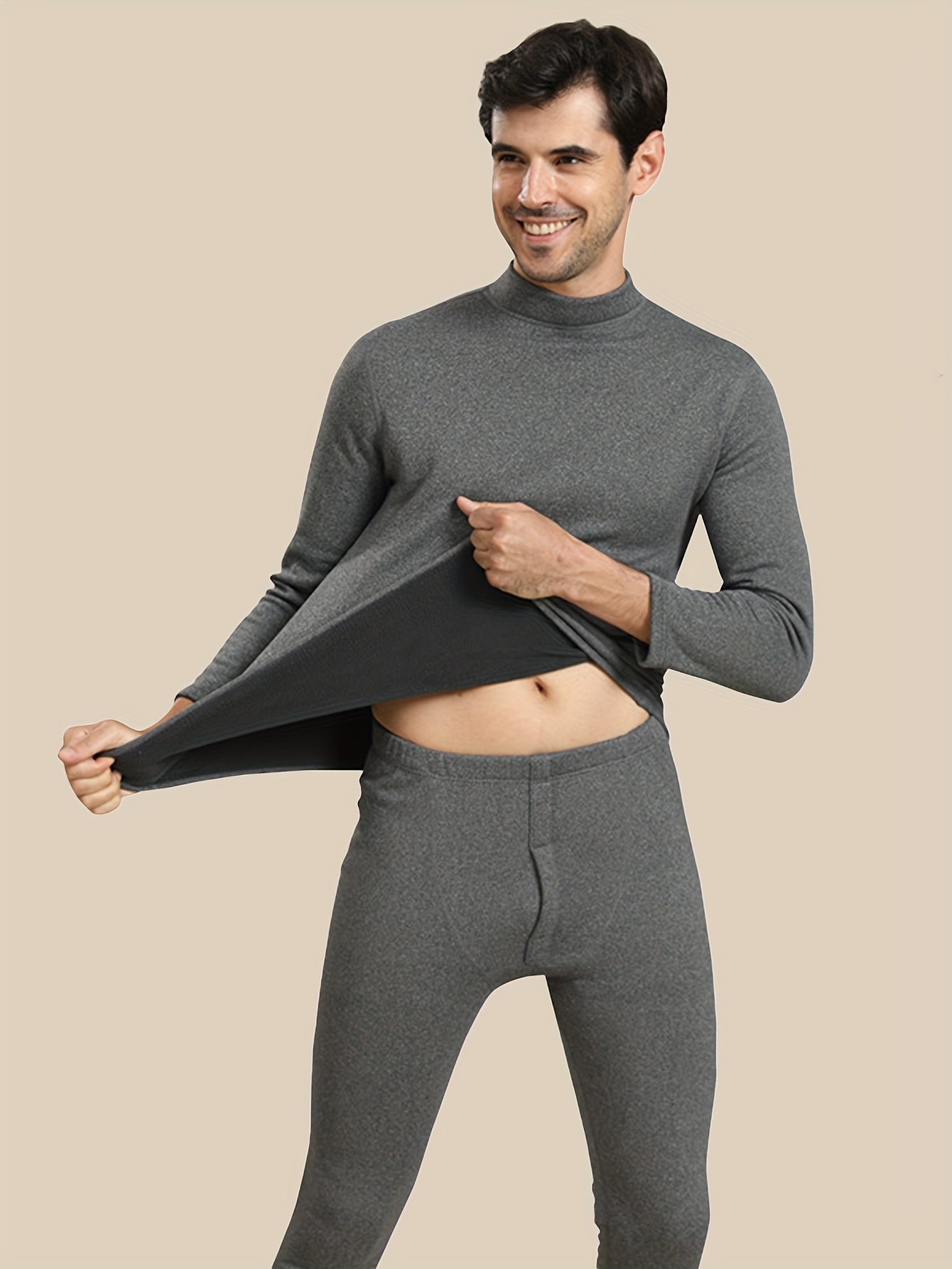 Pantalon Termico Para Hombre - Temu