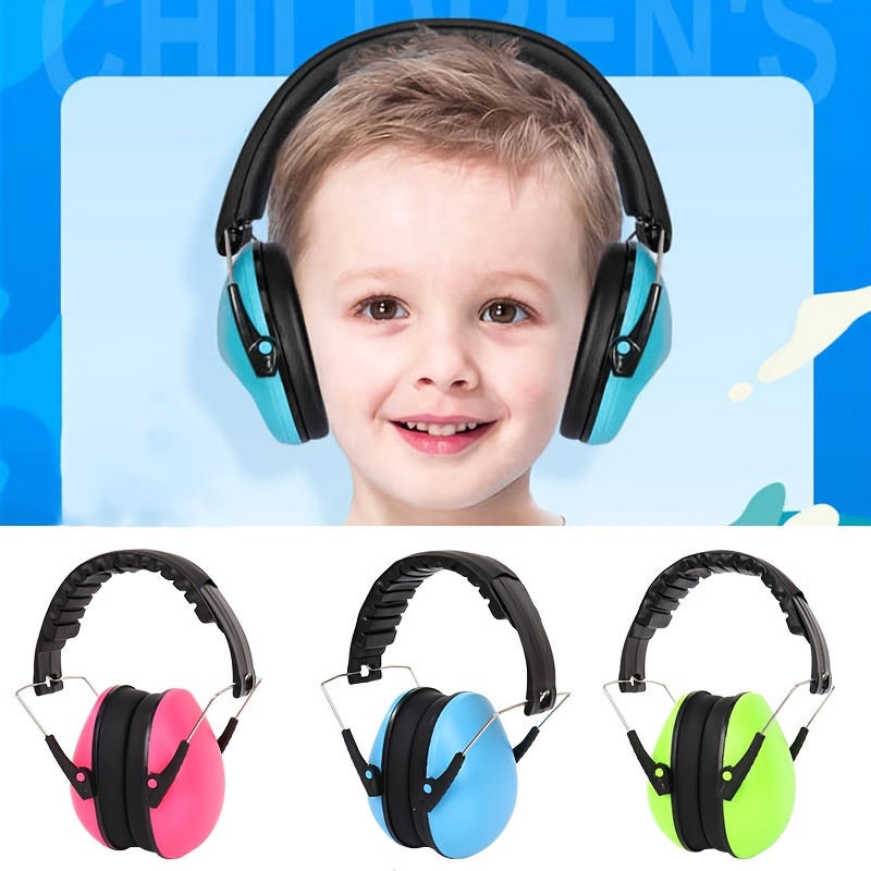 Auriculares con cancelación de ruido para bebés, protectores de oídos con  correa elástica, ajustables, orejeras de