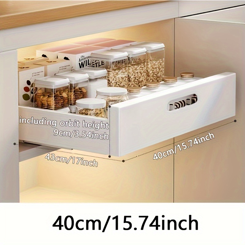 Pull Out Drawers For Cabinets Installation free Metal - Temu