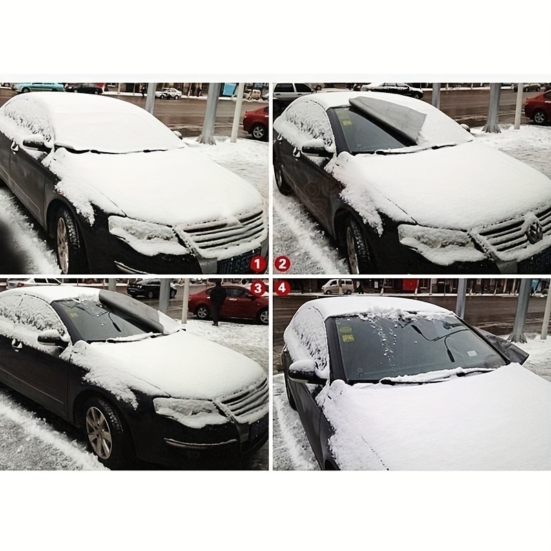 Car Snow Shield Winter Front Windshield 5 Magnet Adsorption - Temu