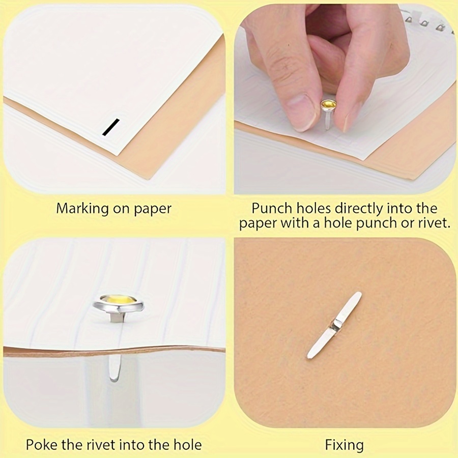 Brads Paper Fasteners Mini Brads For Paper Crafts Multi - Temu