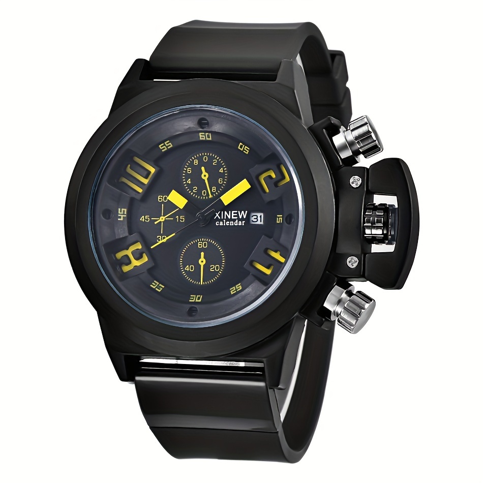 Reloj Táctico Militar Cuarzo Hombre, Reloj Masculino Moda Estudiantes,  Correa Cronógrafo Luminosa Calendario, Reloj Montañismo Hombre - Joyería  Accesorios - Temu Spain