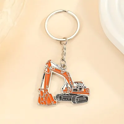 Sports Style Small Gift Key Chain, Outdoor Mini Alloy Backhoe Excavator  Series Key Chain, Creative Toy, School Bag Pendant, Exquisite Small Gift -  Temu