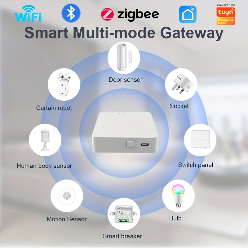 Kit Cerradura Inteligente H7B Cobre + Gateway WiFi - Tuya Smart