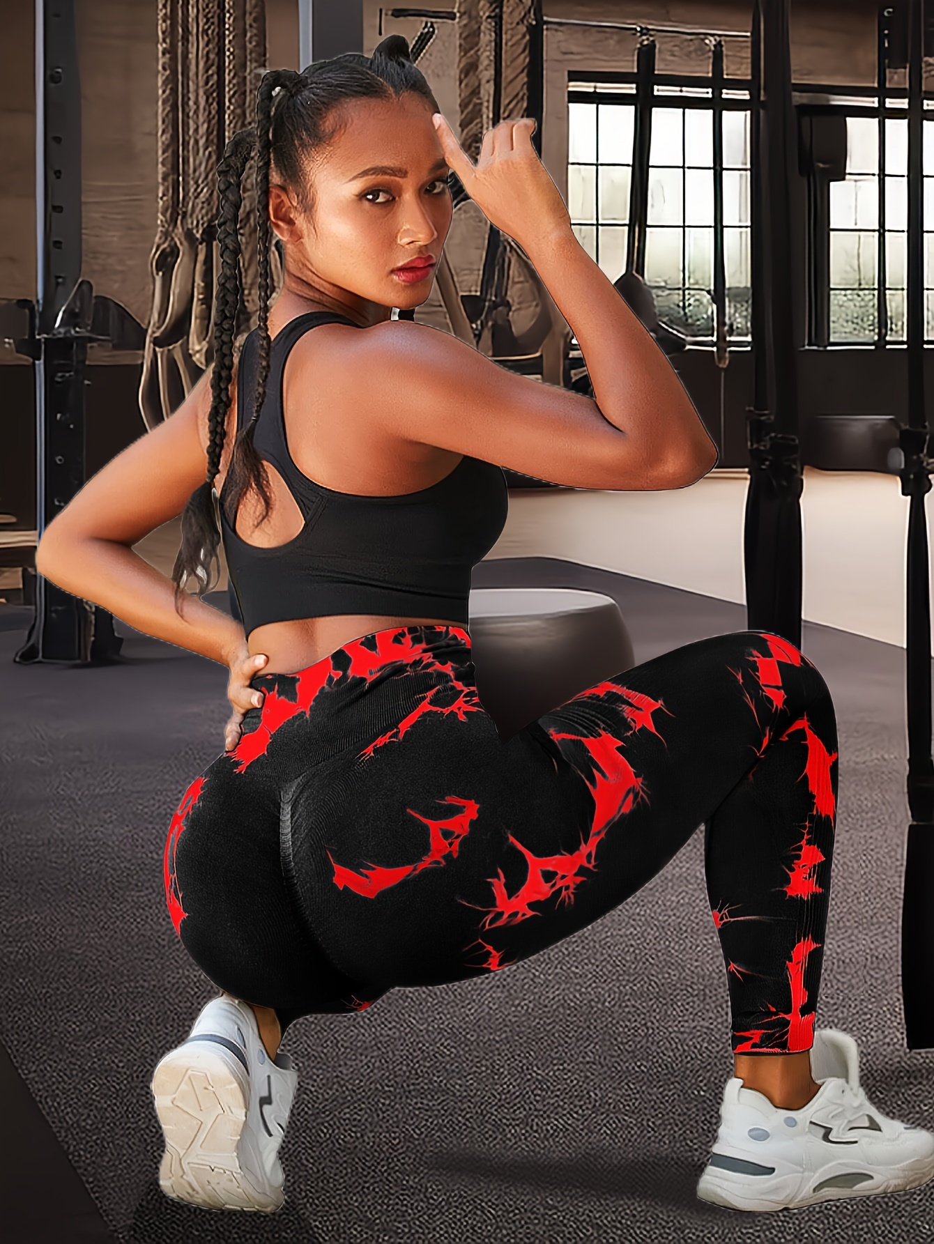 Womens Workout Leggings High Waisted Yoga Pants for Women Tie Dye Gym  Joggers Lightweight Athletic Legging Pant 