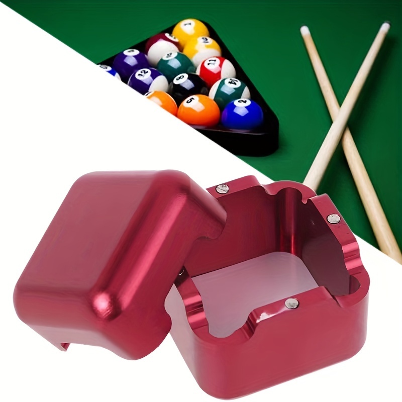 Pool Cue Chalk Holder Portable Billiard Cue Chalk Case Billiard