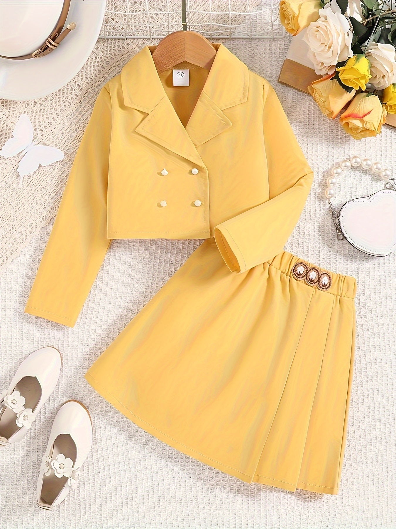 Skirt Yellow - Temu