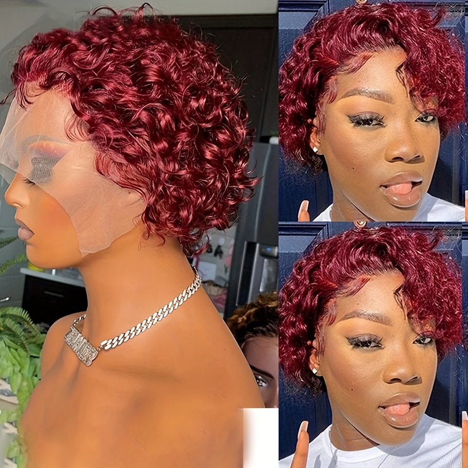 Lace frontal wig  Burgundy curly hair, Curly lace frontal, Frontal  hairstyles