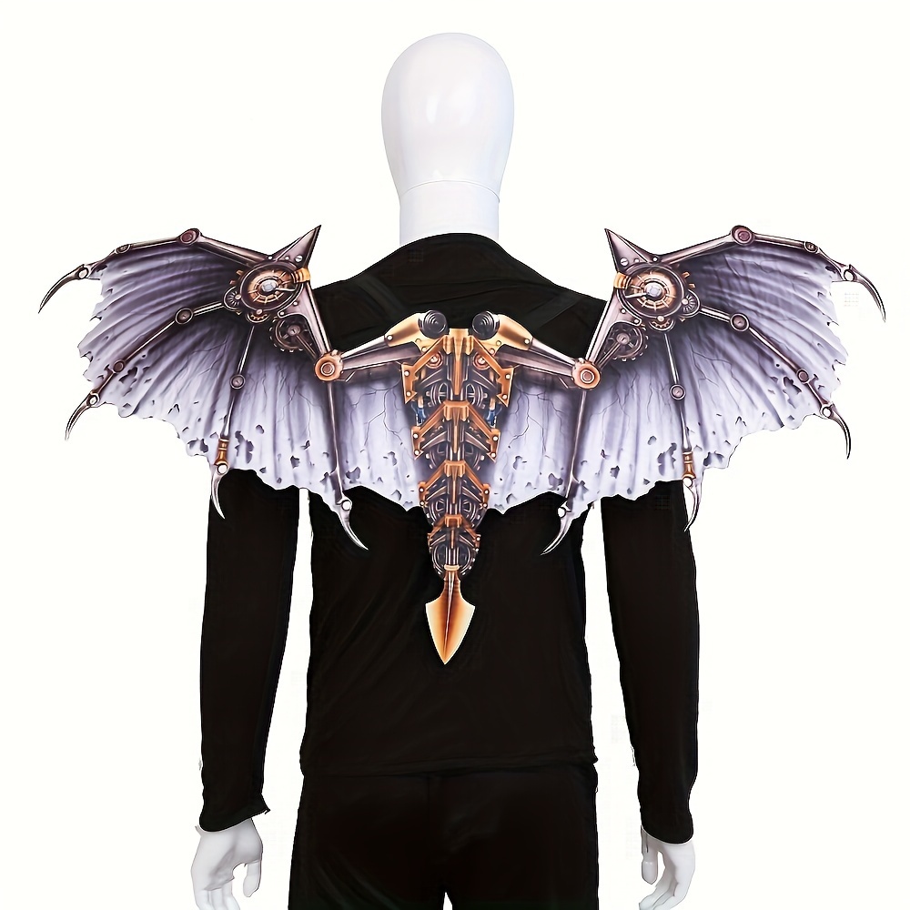 Angel Wings Accessories Carnival Madi Gras Halloween Large Black Wings Costume Props,Temu