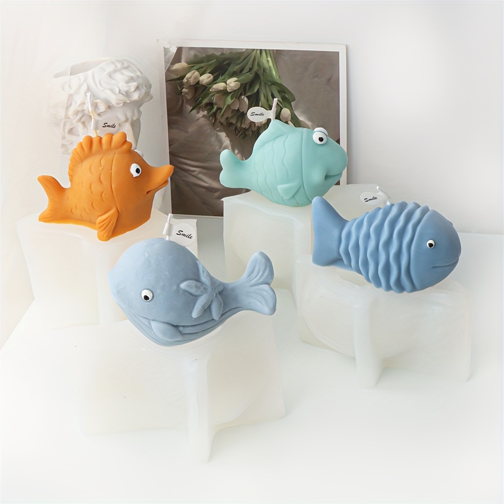 Clownfish Dolphin Silicone Mold Handmade Candle Plaster Soap - Temu