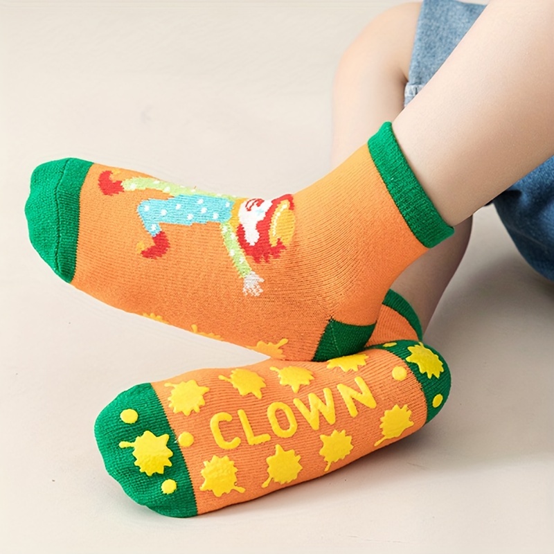 Non slip Floor Socks Cartoon Early Education Socks Parent - Temu