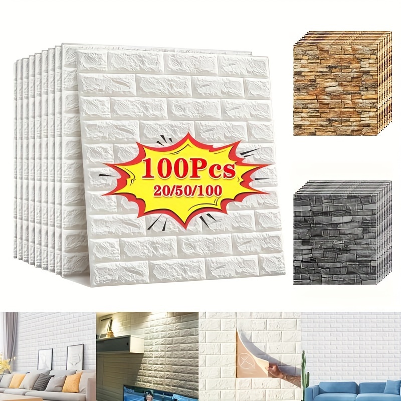 DIY Papel Tapiz PARA Pared Vinyl Background Wall Paper Adhesive Brick PE  Foam 3D Wallpaper Wall Sticker Home Decoration - China Wallpaper, Wall  Panel