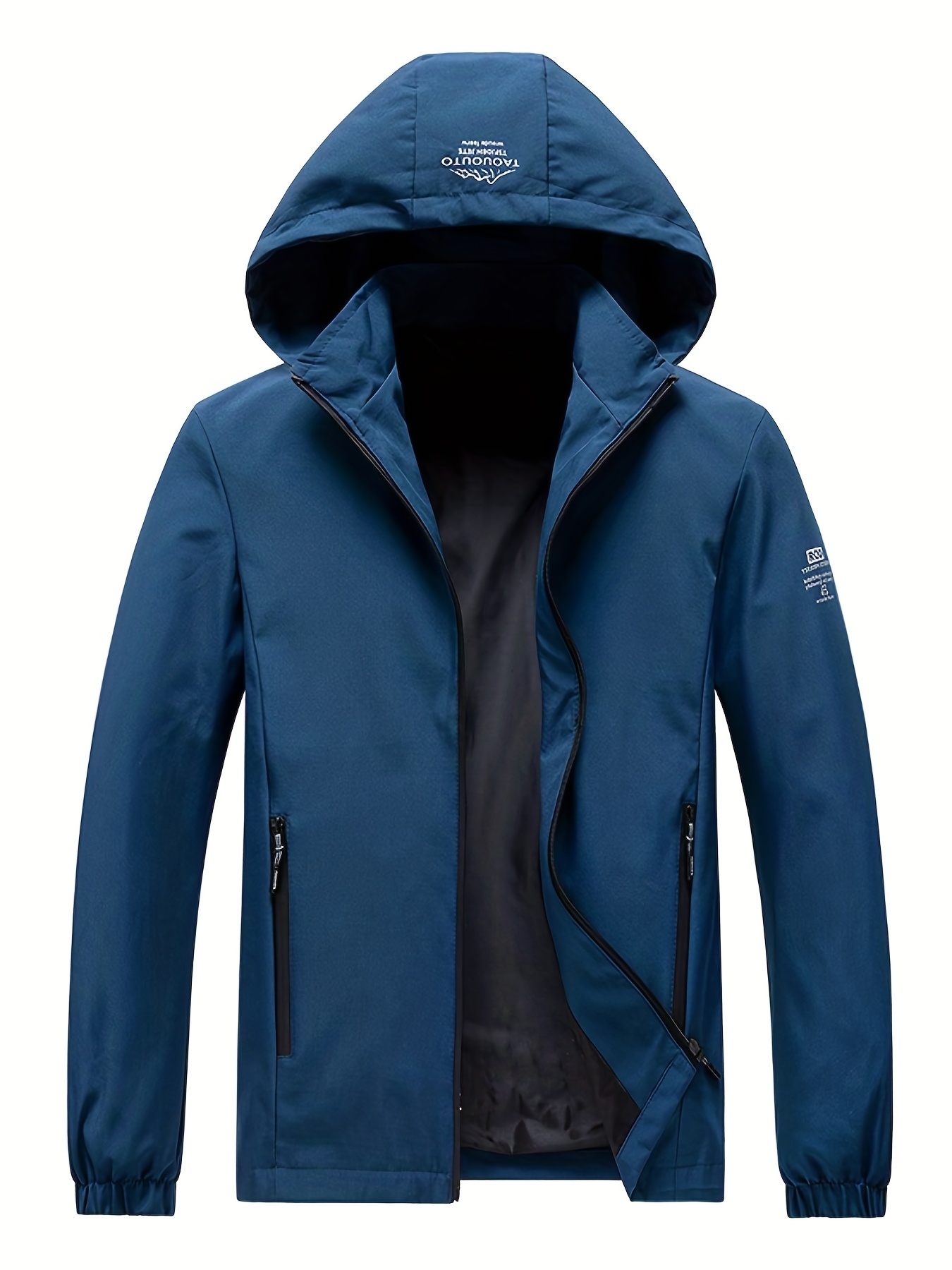 Men's Waterproof Rain Jacket Outdoor Lightweight Rain Shell - Temu