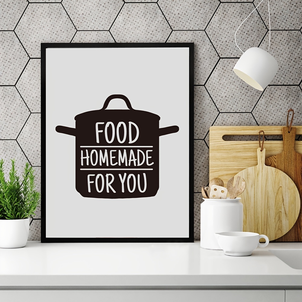  Food and Cuisine Framed Wall Art Canvas Prints 'LV