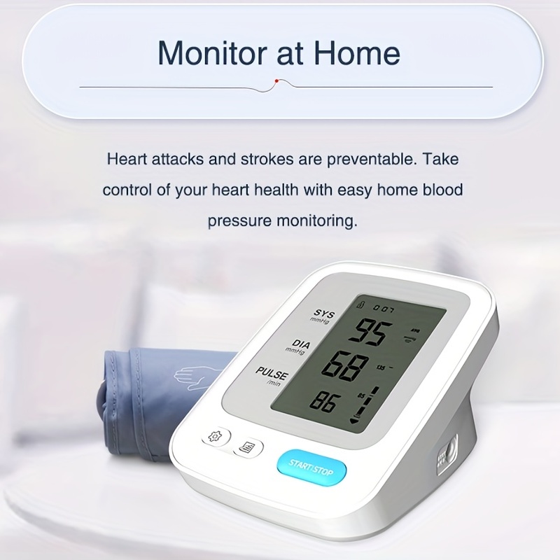 Easy@Home Upper Arm Blood Pressure Monitor