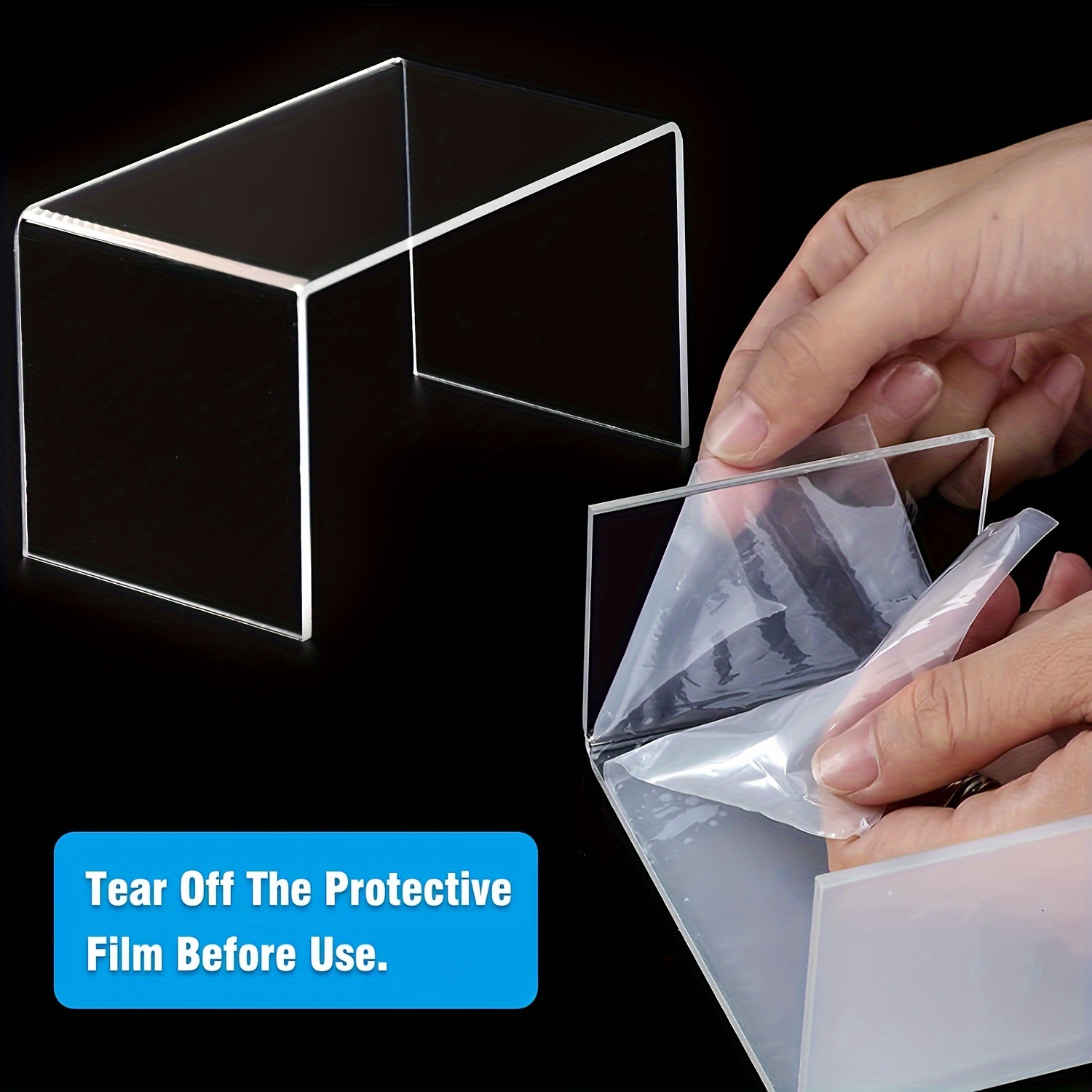 Acrylic clear Risers Display transparent - Temu