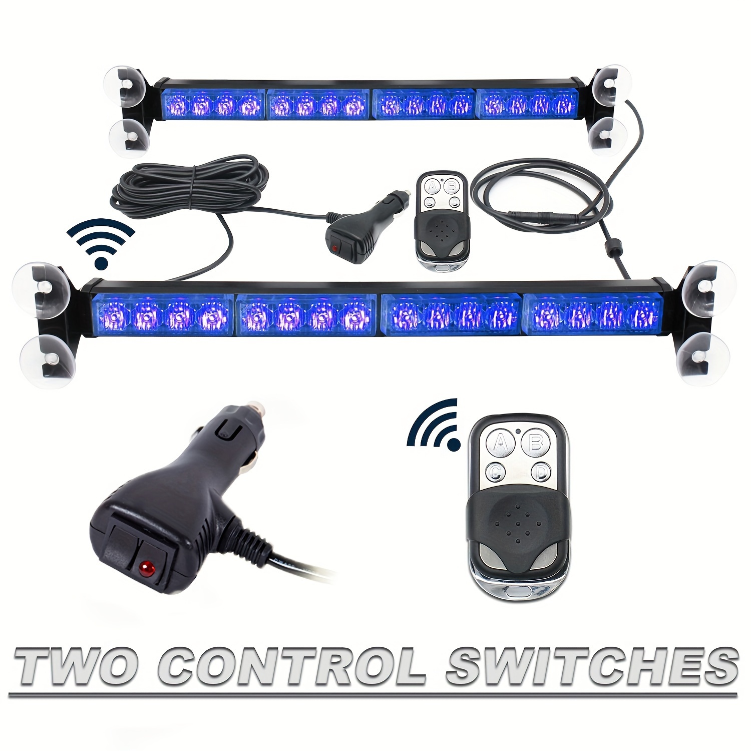 1 Traffic Advisor Light Bar Wireless Remote Controller - Temu