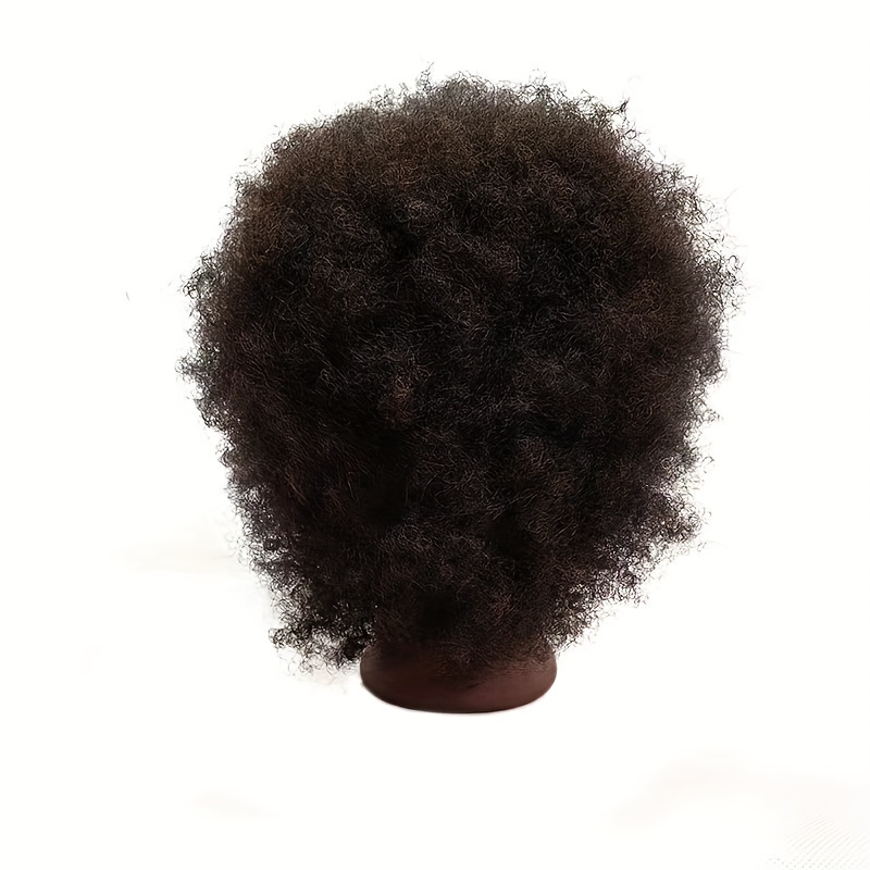  Hairlink 100% Real Hair Afro Mannequin Head Hairdresser Hair  Styling Training Head Dolls for Cosmetology Manikin Maniquins Practice Head  with Stand (6611B0216) : Beauty & Personal Care