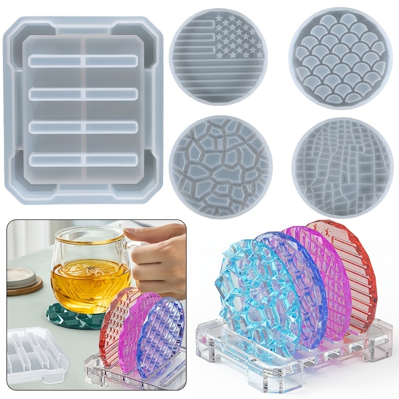 Silicone Tray Mold Epoxy Resin Casting Mold With Sturdy - Temu
