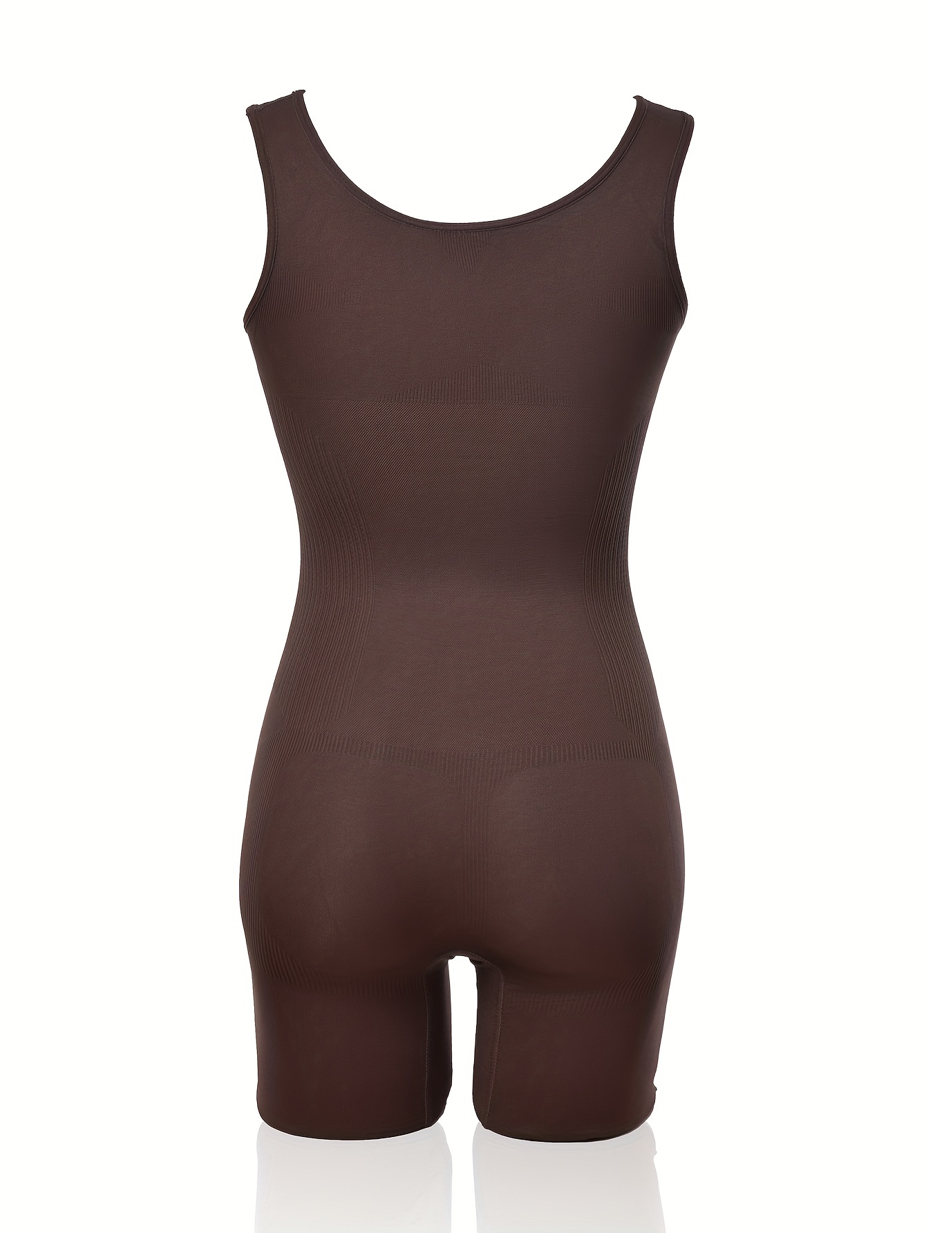 Simple Solid Shaping Romper Tummy Control Butt Lifting Open - Temu