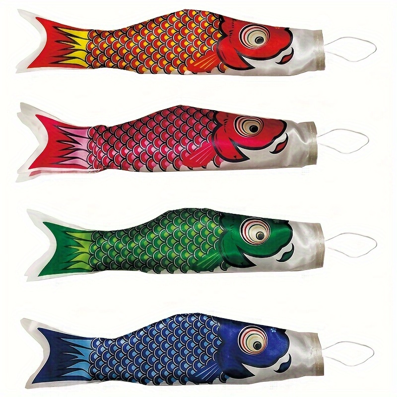 Japanese Fish Flag Photos and Images