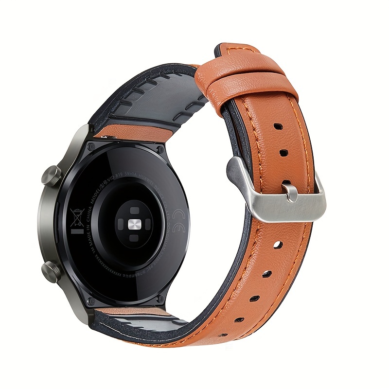 Correa Cuero marron smartwatch 22 mm universal 