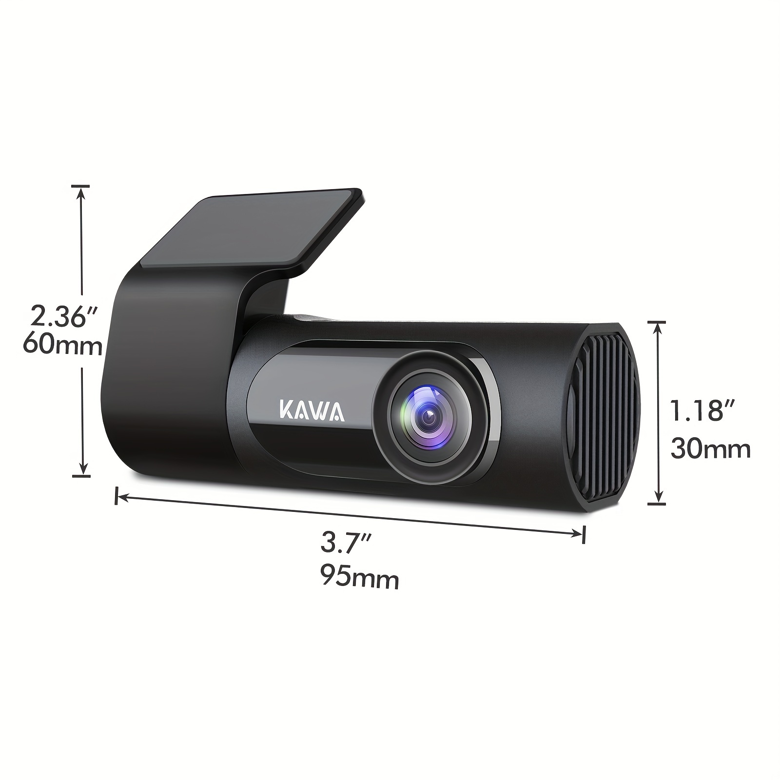 Dashcam de 360°, Dash Cam Coche con 4 Camaras FHD 1080P Delantera