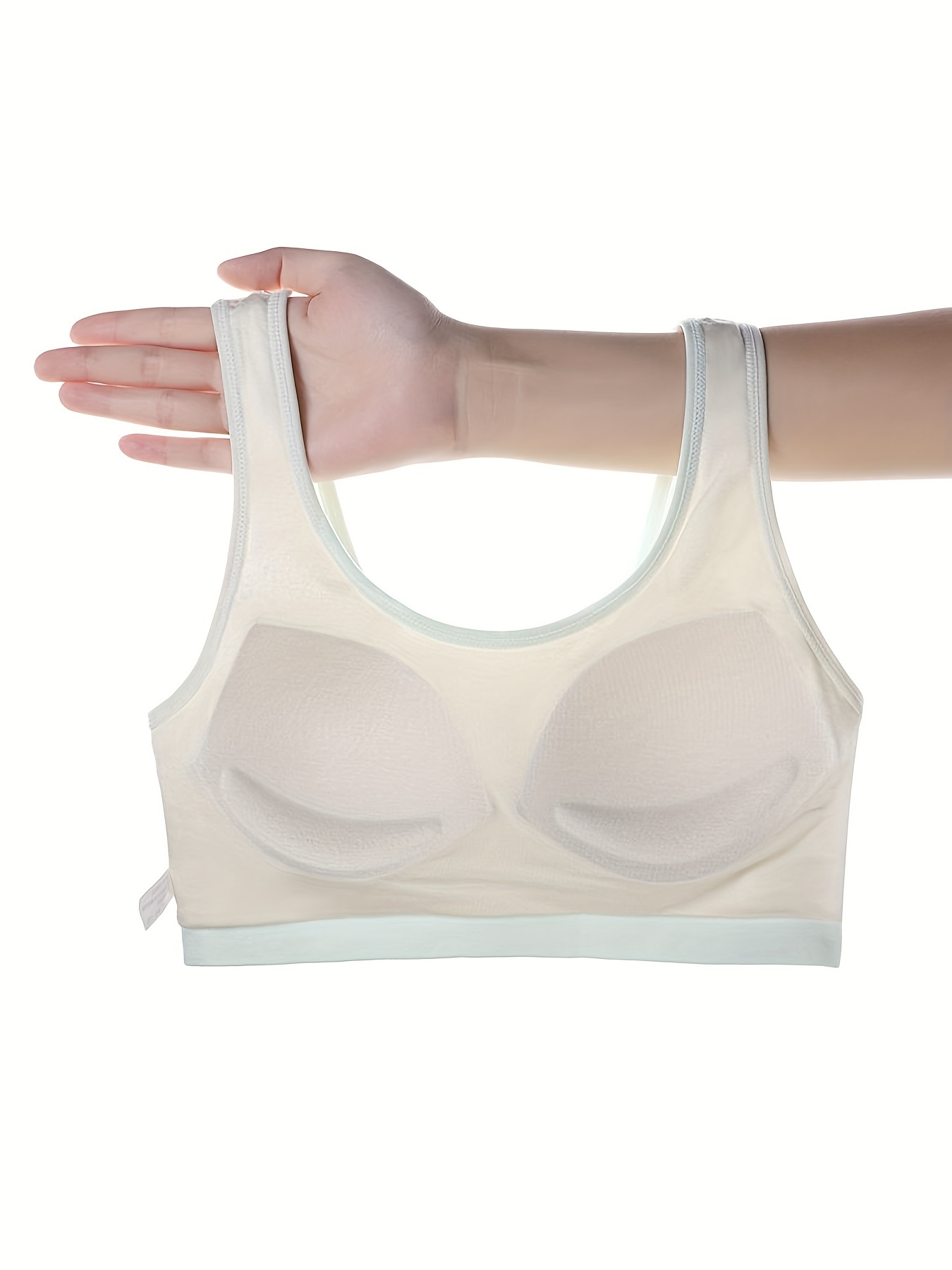 One-size Teen Girls Casual Bra, High Stretch Breathable Soft Comfortable  Sports Vest Underwear For 12-15 Years Old - Temu Bulgaria