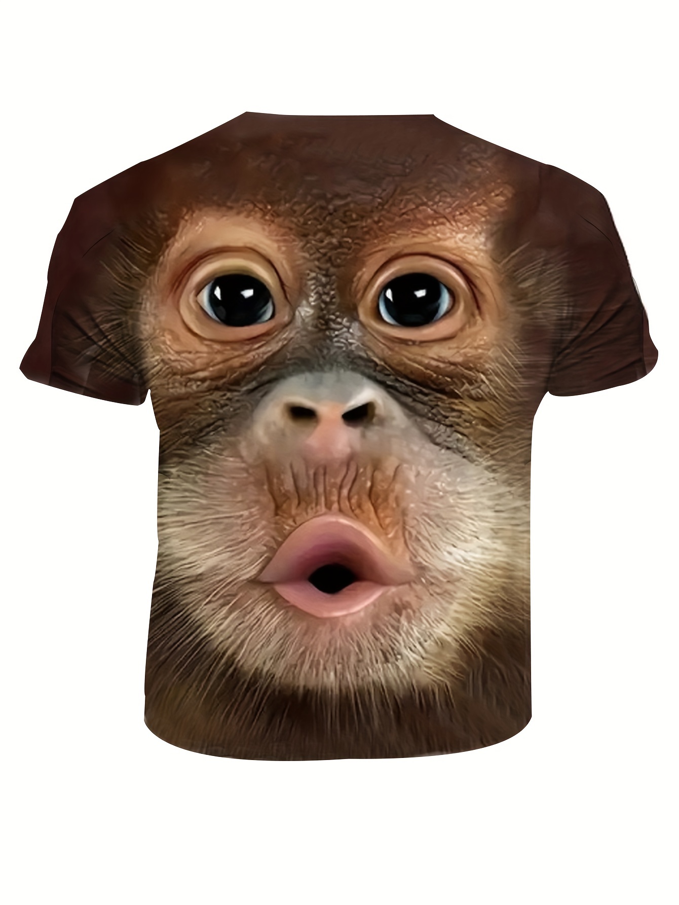 Funny monkey store face t shirt