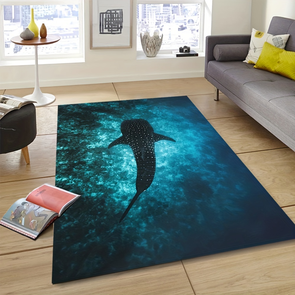 Comprar Alfombra de piso con patrón de delfín oceánico alfombra